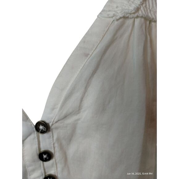 We The Free Women's XSmall Lyrical Tunic Henley Boho Oversized Asymmetrical - Picture 11 of 16